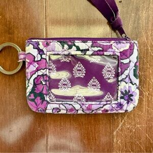 Purple Floral Vera Bradley ID Card holder.